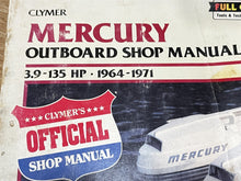 Clymer Mercury OutBoard Shop Manual 3.9-135 HP 1964-1971