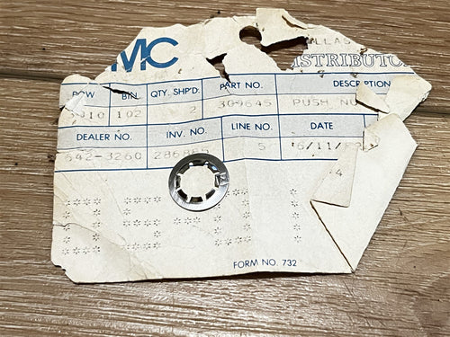 Johnson Evinrude OMC 309645 Push Nut