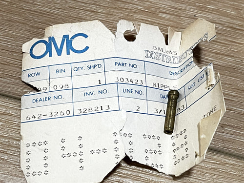 Johnson Evinrude OMC 303423 Nipple