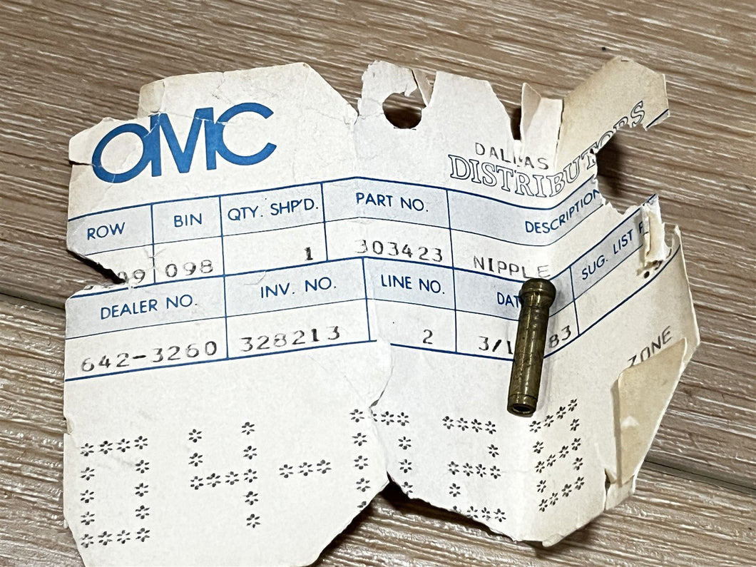 Johnson Evinrude OMC 303423 Nipple