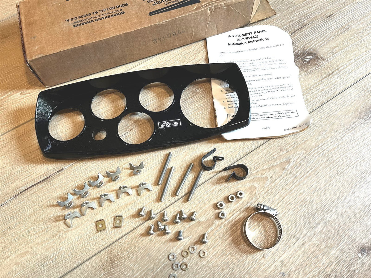 Mercury Mercruiser 77654A2 Instrument/Gauge Panel Kit with Installatio ...