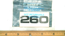 Mercruiser 37-79411 "260" Decal