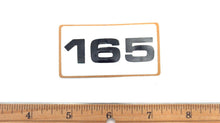 Mercruiser 37-76751 "165" Decal