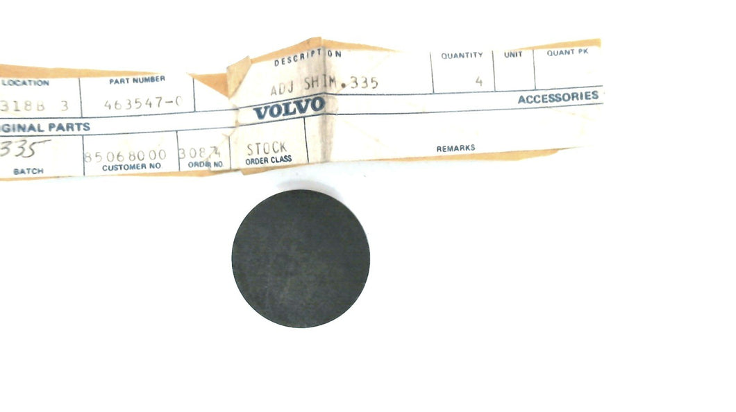 Volvo Penta 463547-0 463547 Adjusting Shim .335