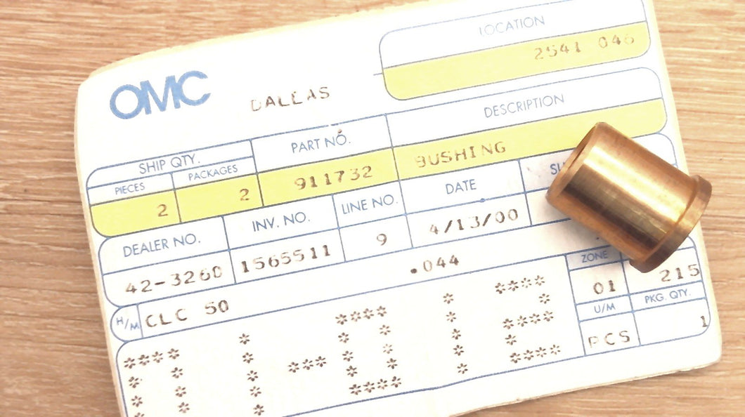 Johnson Evinrude OMC 911732 Bushing