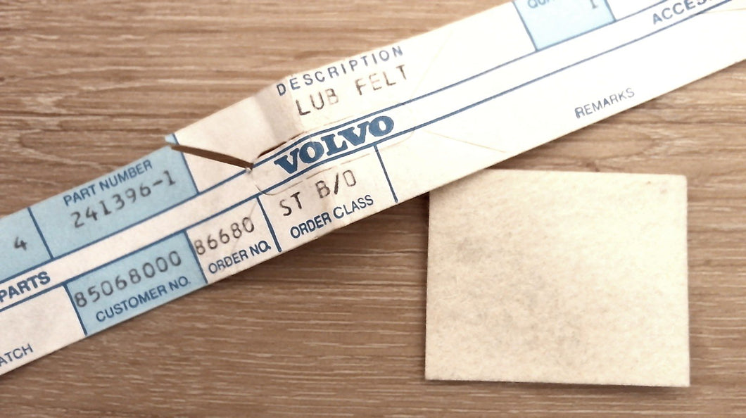 Volvo Penta 241396-1 241396 Lubricator Felt