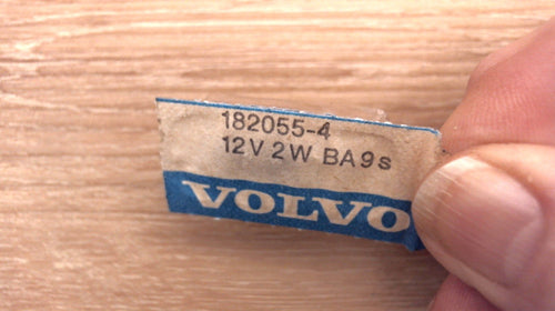 Volvo Penta 182055-4 182055 Bulb (V2) 12V 2W BA9s