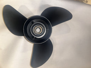 Yamaha 19KL Series Painted Stainless Steel 3 Blade LH Propeller Prop 13x19 Pitch