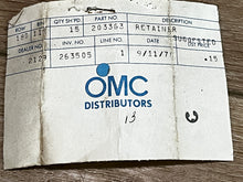 OEM Johnson Evinrude OMC 203363 Retainer