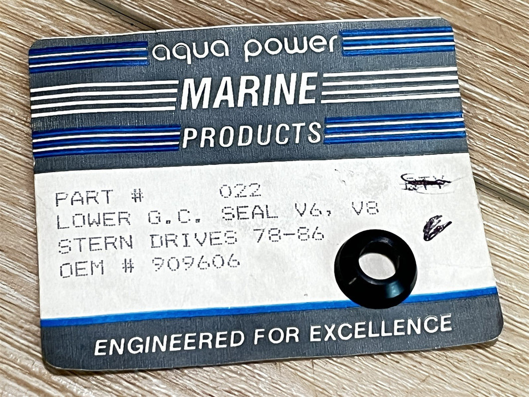 Aqua Power 022 Lower Gearcase Seal V6 V8 for OMC 909606