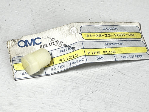 Johnson Evinrude OMC 911213 Pipe Plug