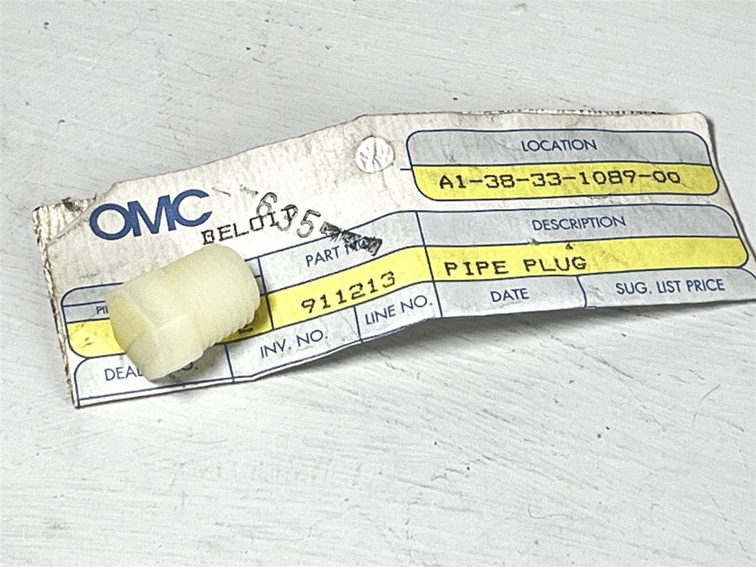 Johnson Evinrude OMC 911213 Pipe Plug