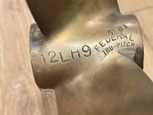 Vintage Federal Tru Pitch Bronze Prop Propeller 12LH9 1" #581