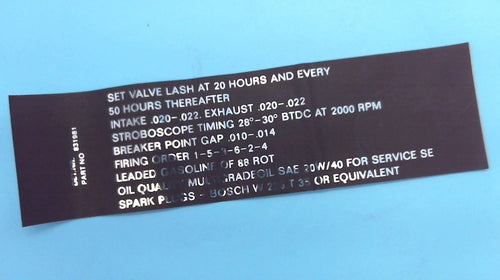 OEM Volvo Penta 831981 Decal