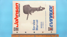 1990 Johnson Outboard 2.3 Thru 8 HP Models Service Manual