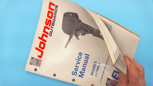 1990 Johnson Outboard 2.3 Thru 8 HP Models Service Manual