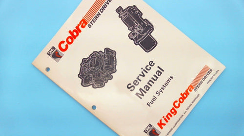 1994 Cobra Stern Drives Fuel Systems Service Manual - Used