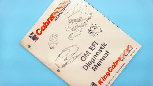 1994 Cobra Stern Drives GM EFI Diagnostic Service Manual - Used