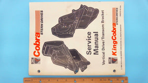 1994 Cobra Stern Drives Vertical Drive/Transom Bracket Service Manual - Used
