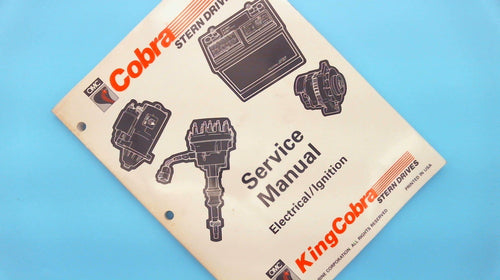 1994 Cobra Stern Drives Electrical/Ignition Service Manual - Used