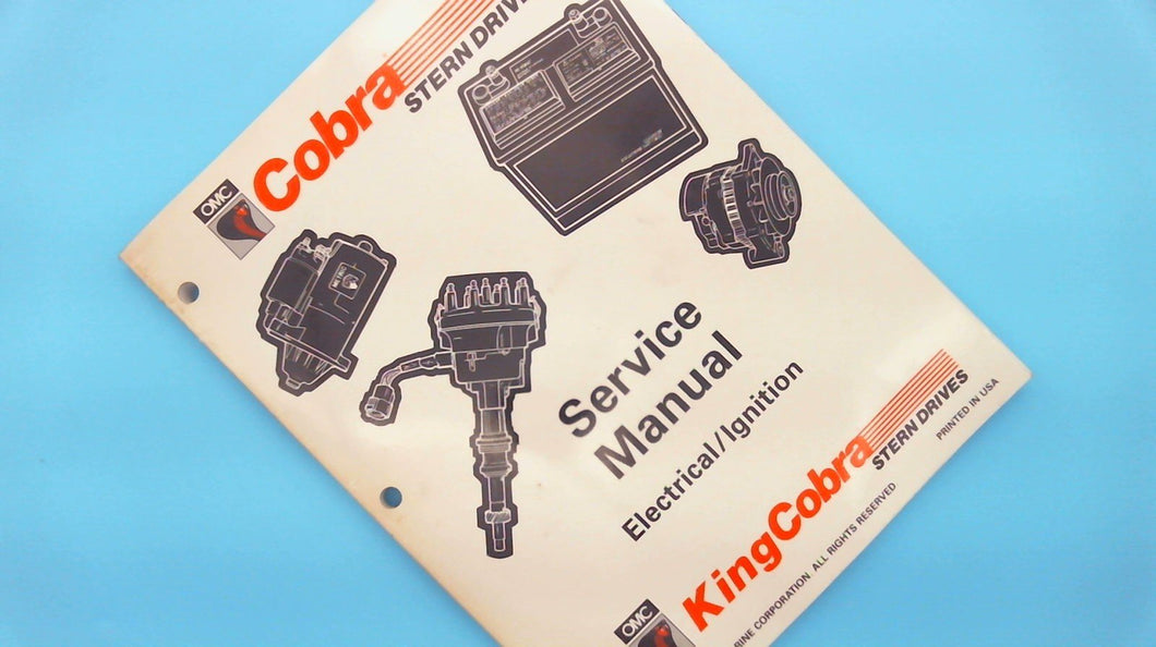1994 Cobra Stern Drives Electrical/Ignition Service Manual - Used