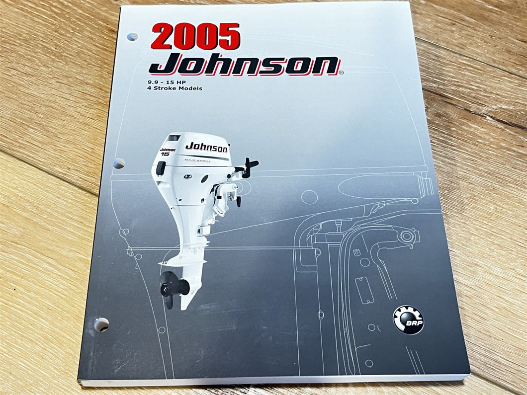 2005 Johnson 9.9 - 15HP 4 Stroke Models Service Manual - Used