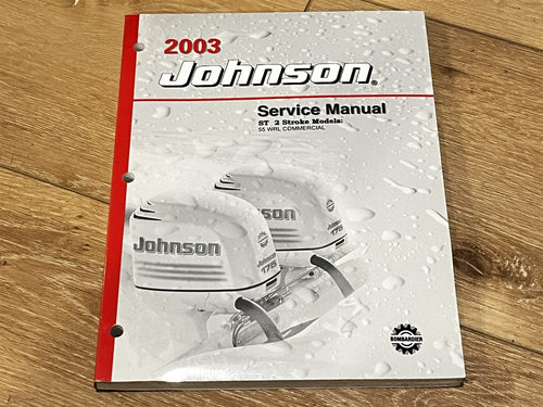 2003 Johnson 2 Stroke 55 HP WRL Commercial Service Manual ST