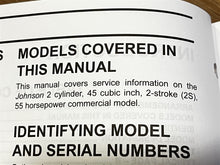 2003 Johnson 2 Stroke 55 HP WRL Commercial Service Manual ST