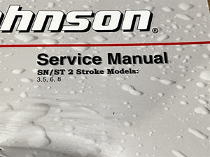 2002/2003 Johnson SN/ST 2 Stroke 3.5 6 8HP Service Manual J3RSTD J6RSTD J8RSTS