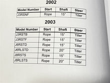 2002/2003 Johnson SN/ST 2 Stroke 3.5 6 8HP Service Manual J3RSTD J6RSTD J8RSTS