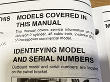 2004 Johnson 2 Stroke 55 HP Commercial Service Manual