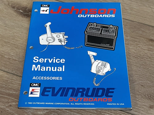 1993 Johnson Evinrude OMC Accessories Service Manual
