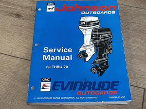 1993 Johnson "ER" 60 65 70HP Service Manual