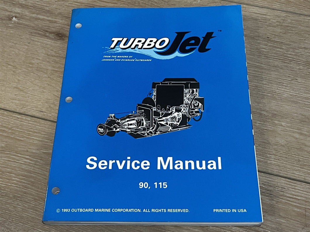 1983 Johnson 90 115HP Turbo Jet 90JEER 115JEER Service Manual