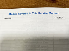 1983 Johnson 90 115HP Turbo Jet 90JEER 115JEER Service Manual