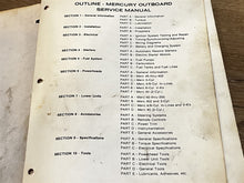1976 Mercury Outboard Service Manual - Used