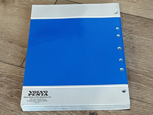 1999 Volvo Penta "WT" Engine Components Workshop/Service Manual