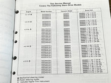 1999 Volvo Penta "WT" Engine Components Workshop/Service Manual
