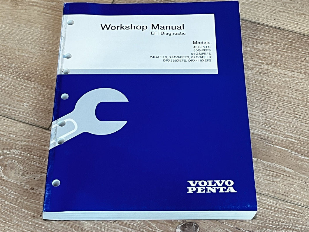 Volvo Penta EFI Diagnostic Workshop/Service Manual