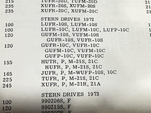 1975 OMC Stern Drives Service Manual 981025 - used