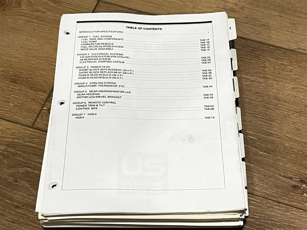 Force 35 55 HP Service Manual