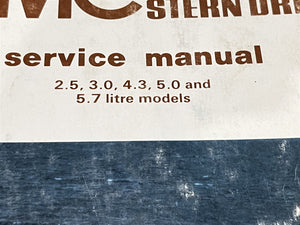 1985 OMC 2.5 3.0 4.3 5.0 5.7 Litre Service Manual 252FTHRCO 302FTHRCO - Used