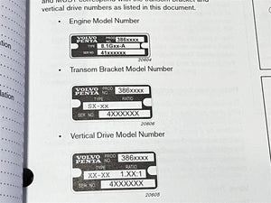 2000 Volvo Penta 8.1Gi-A 8.1GSi-A Engine Mechanical Workshop Manual