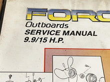 Force OB4268A 9.9/15 HP Outboards Service Manual - Used