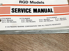 OMC Cobra Stern Drives Service Manual RGD Models - Used
