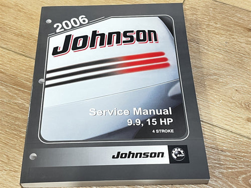 2006 Johnson 9.9 15 HP 4 Stroke Service Manual - Used
