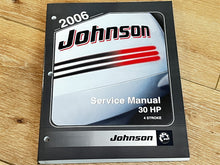 2006 Johnson 30 HP 4 Stroke Service Manual J30TEL4SDR J30PL4SDR - Used