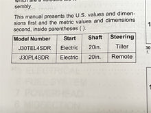 2006 Johnson 30 HP 4 Stroke Service Manual J30TEL4SDR J30PL4SDR - Used