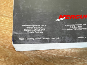 2007 Mercury Service Manual 25/30 25 Jet FourStroke 90-899182R01 - Used