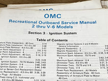 OMC Service Manual 2 thru V-6 Models 393765 - Used